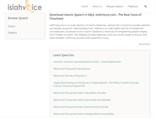 Tablet Screenshot of islahvoice.com